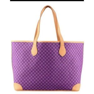 Womens Dominie Luxury Isabella OG Canvas Shopper Tote Purse NWT Org $195